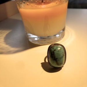 Beautiful Sterling silver and turquoise ring sz. 7.5